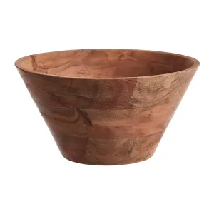 Acacia Wood Salad Bowl Funky Chunky
