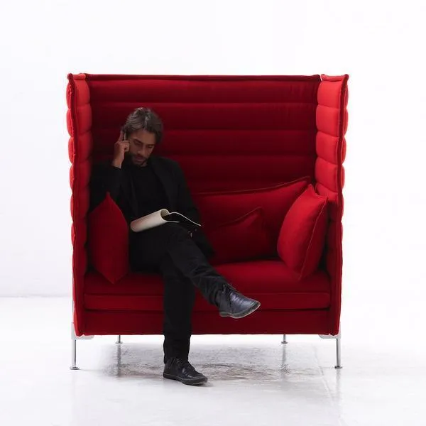 Alcove Highback Love Seat Sofa