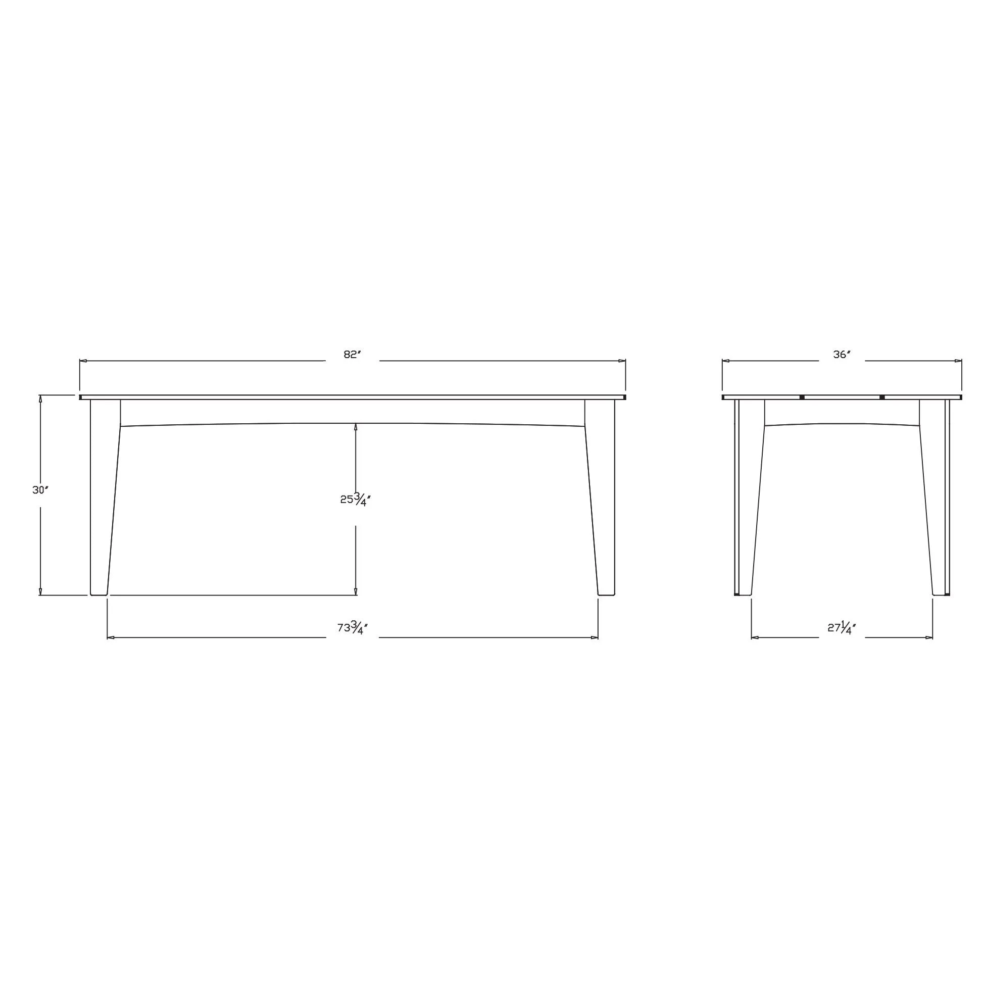 Alfresco Dining Table with Umbrella Hole