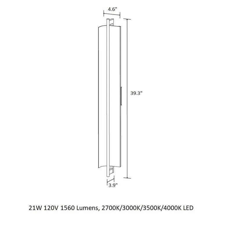 Allavo Large LED Wall Sconce