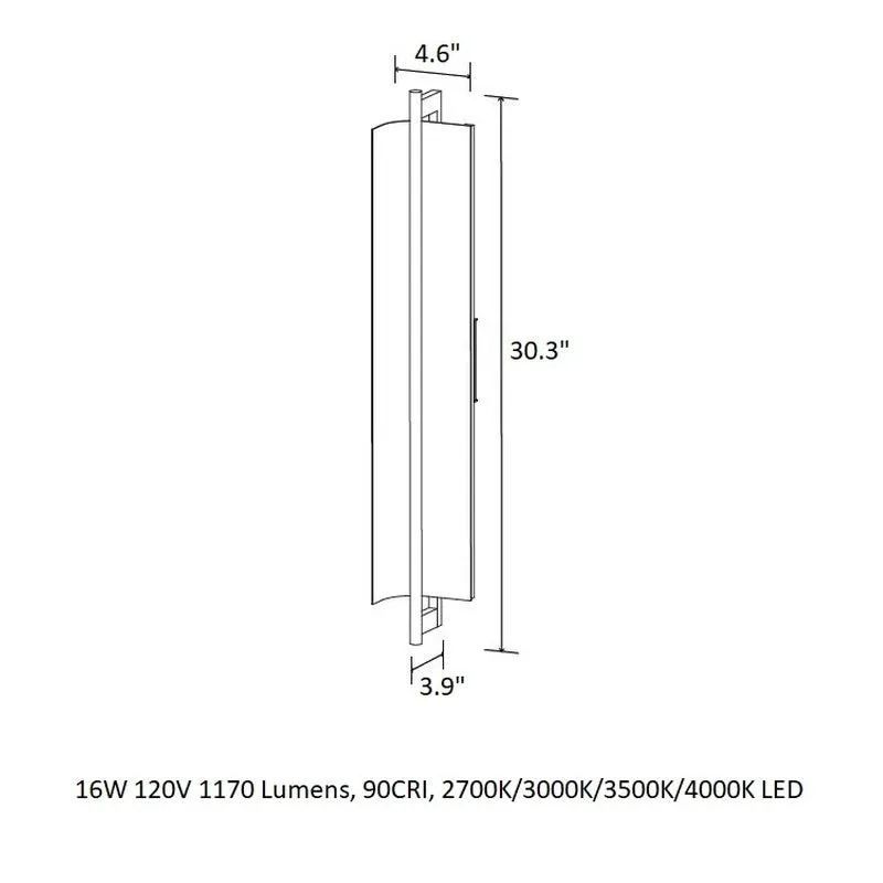 Allavo Medium LED Wall Sconce