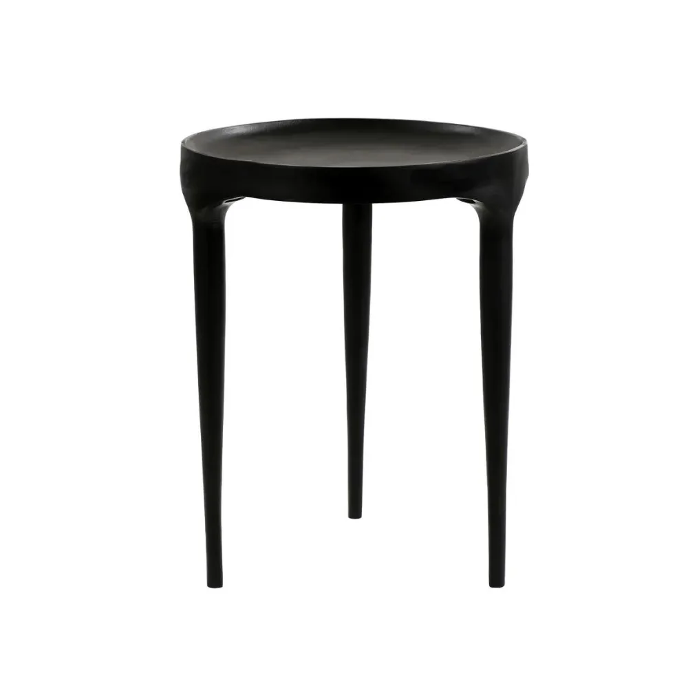 Aluminium Coffee table | Black D40x50cm Zoco Home