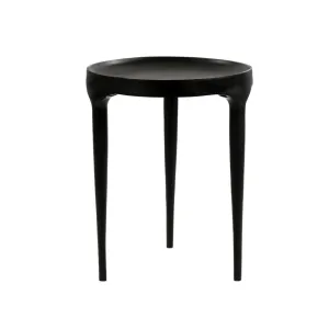 Aluminium Coffee table | Black D40x50cm Zoco Home