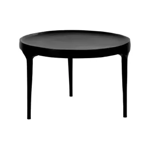 Aluminium Coffee table | Black D49x35cm Zoco Home