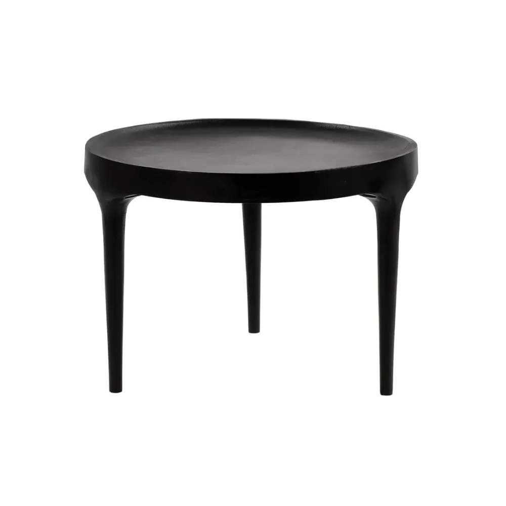 Aluminium Coffee table | Black D60x40cm Zoco Home