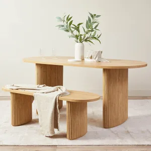 Amara Bench Seat - Natural Mocka