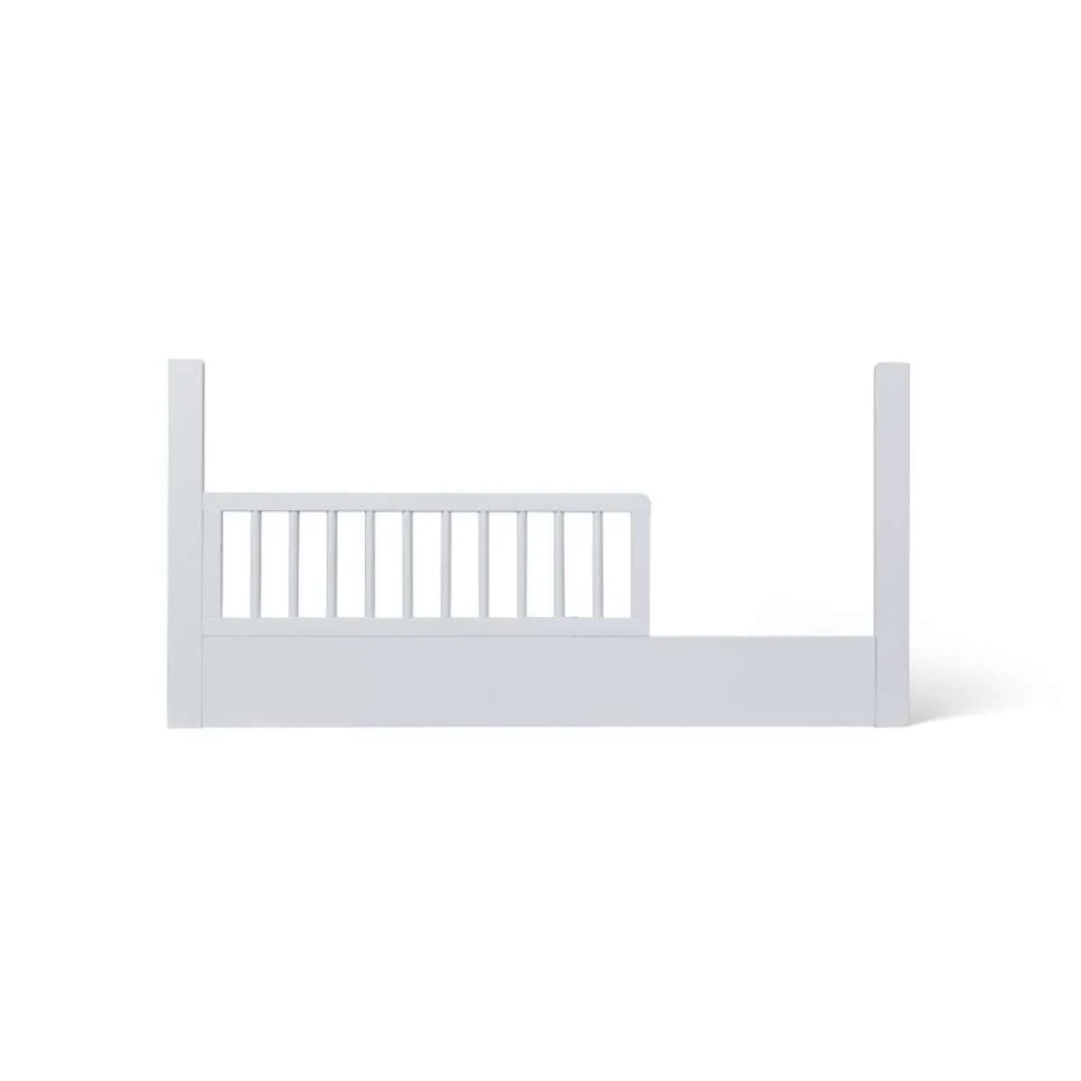 Archie Cot Toddler Bed Half Frame - White Mocka