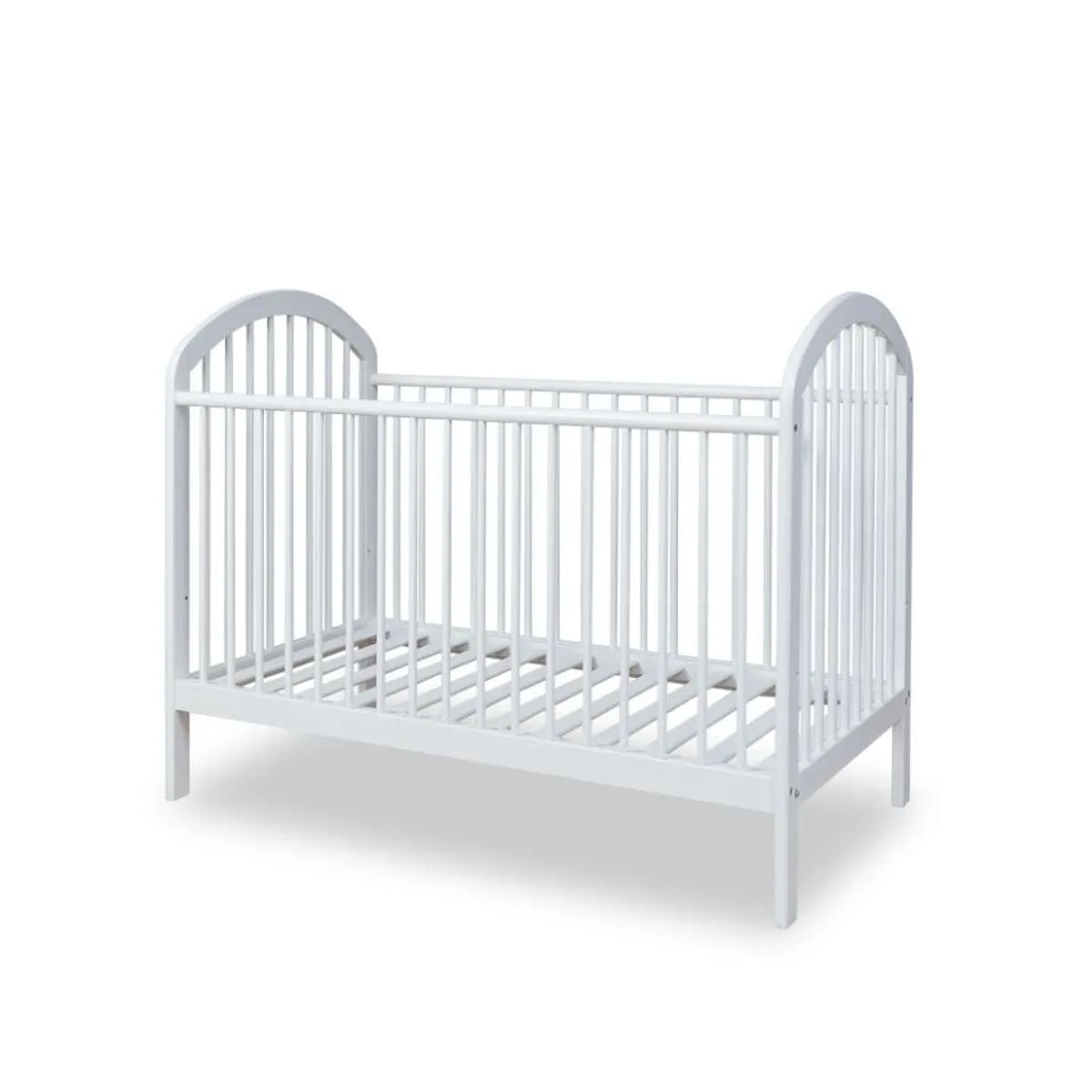 Archie Cot - White Mocka