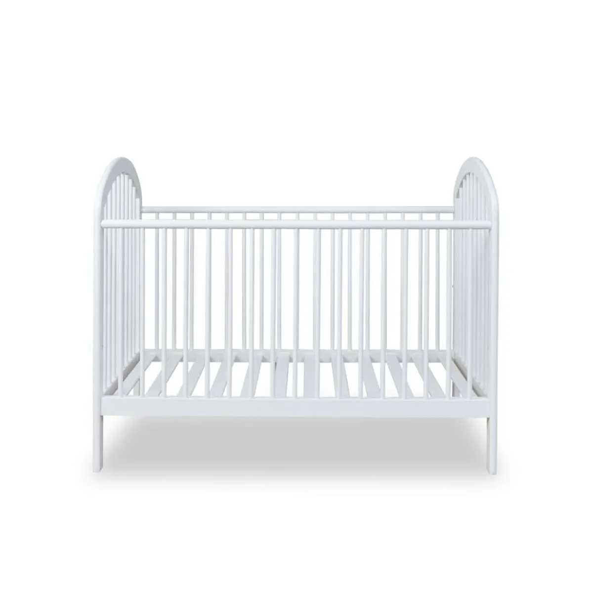 Archie Cot - White Mocka