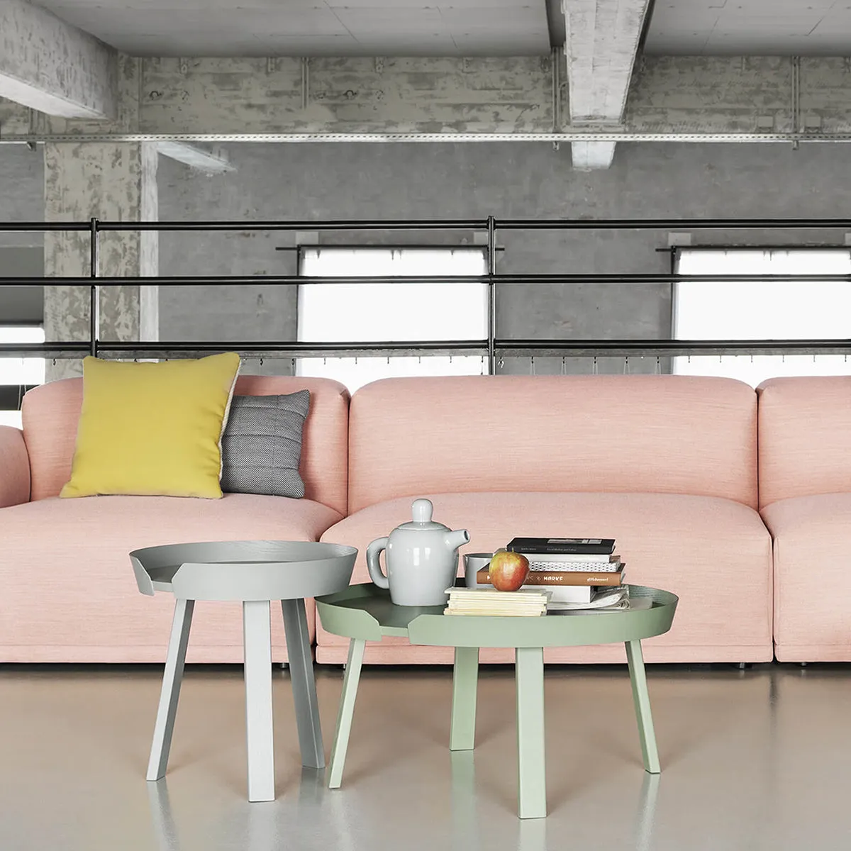 Around Coffee Table, Small, Grey