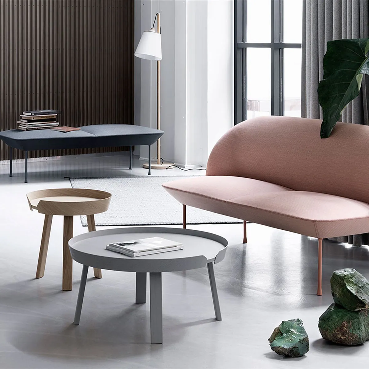 Around Coffee Table, Small, Oak