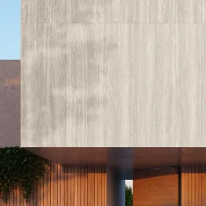 Arte Cloud Travertine Marble Effect Outdoor and Indoor Porcelain Tile 60x120cm Antislip Matt