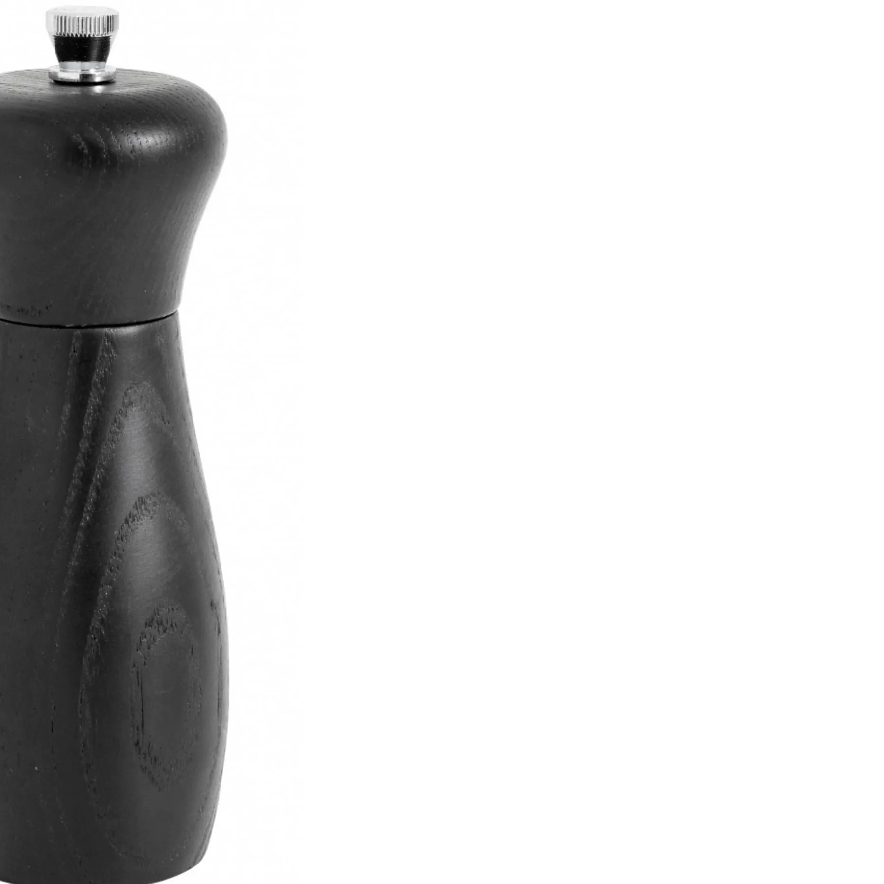Ash Wood Pepper Mill | Black 6x16cm Zoco Home