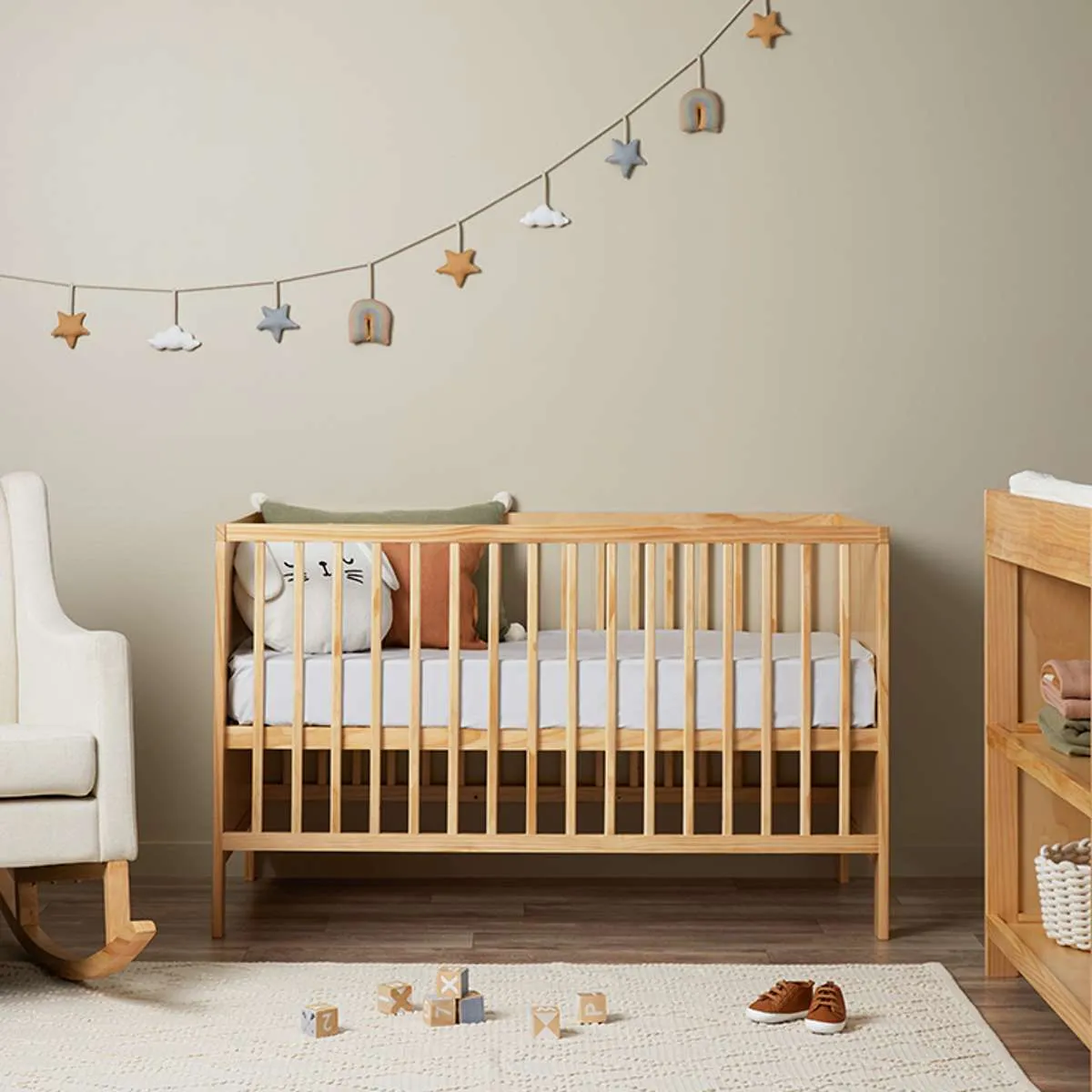 Aspiring Classic Cot - Natural Mocka