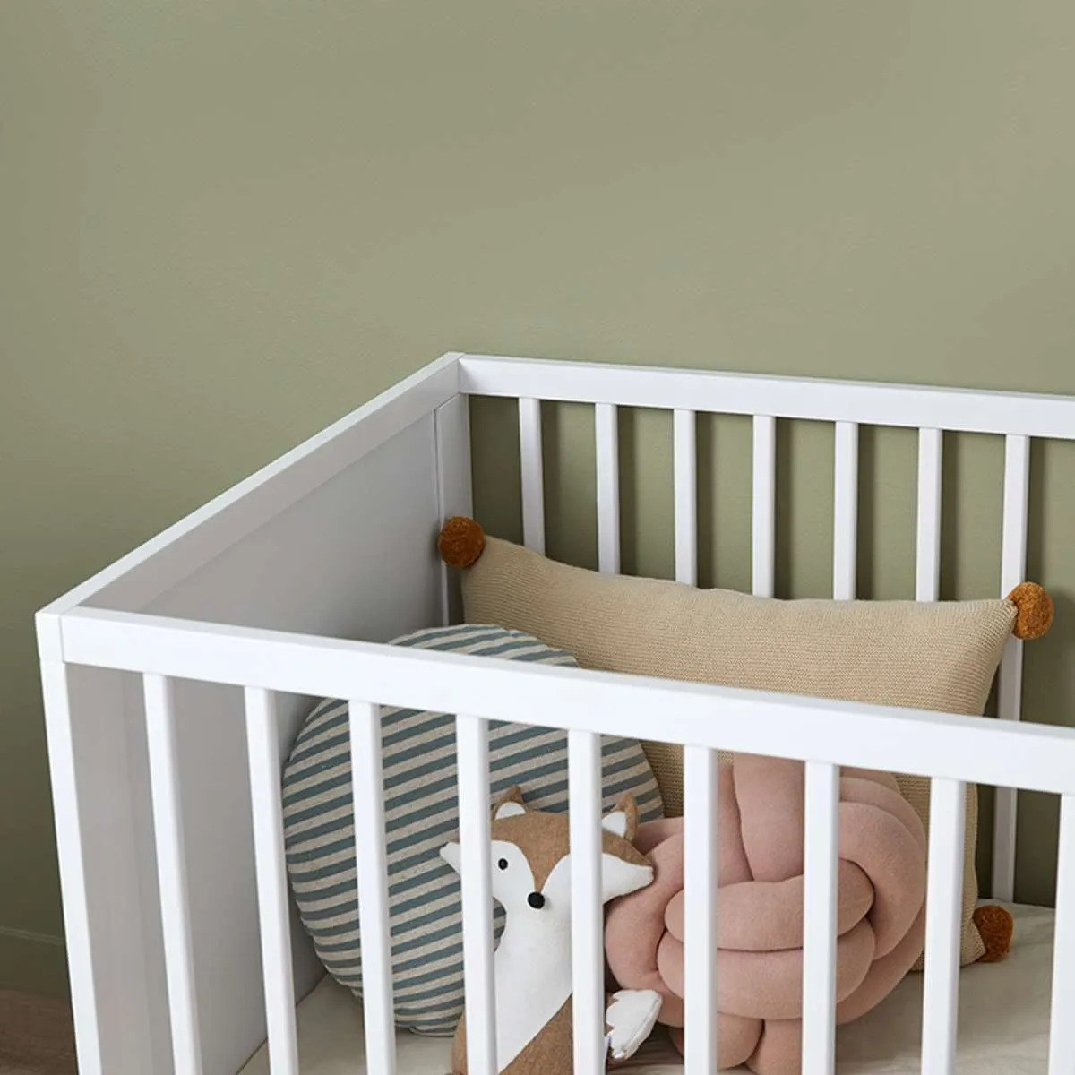 Aspiring Classic Cot - White Mocka