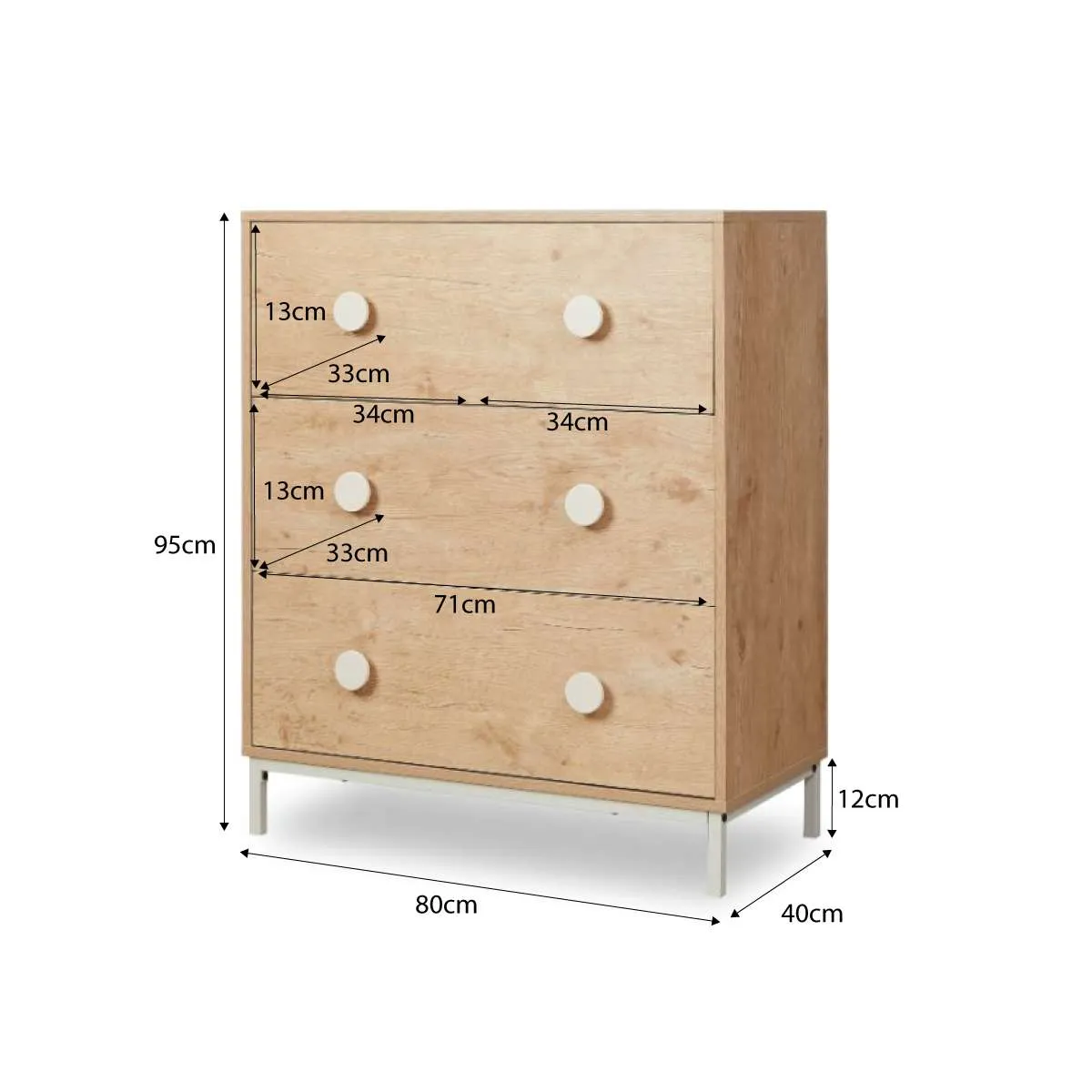 Aspiring Natural Three Piece Nursery Set Mocka
