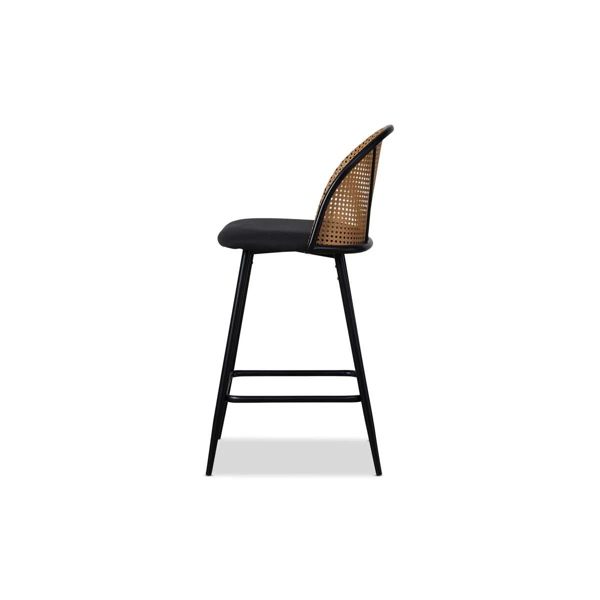 Avila Bar Stool - Black Mocka