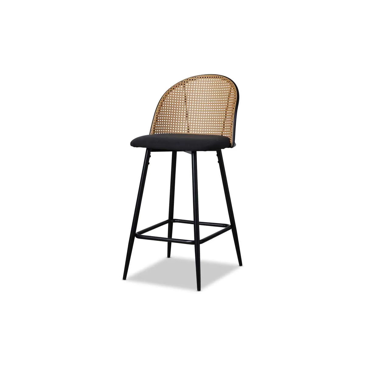 Avila Bar Stool - Black Mocka