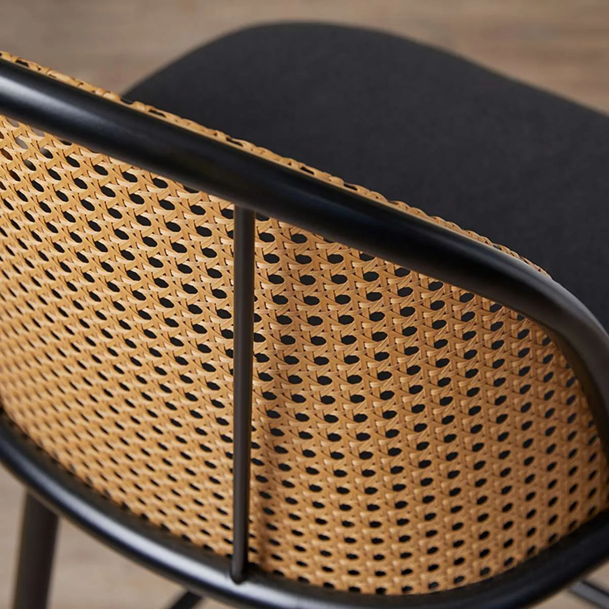 Avila Bar Stool - Black Mocka