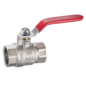 Ayron Ball Valve 2" Brass w/ CP Lever Arm