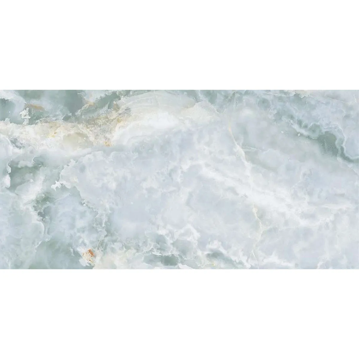 Azzura Blue Onyx Effect Porcelain Tile 60x120cm Satin Matt