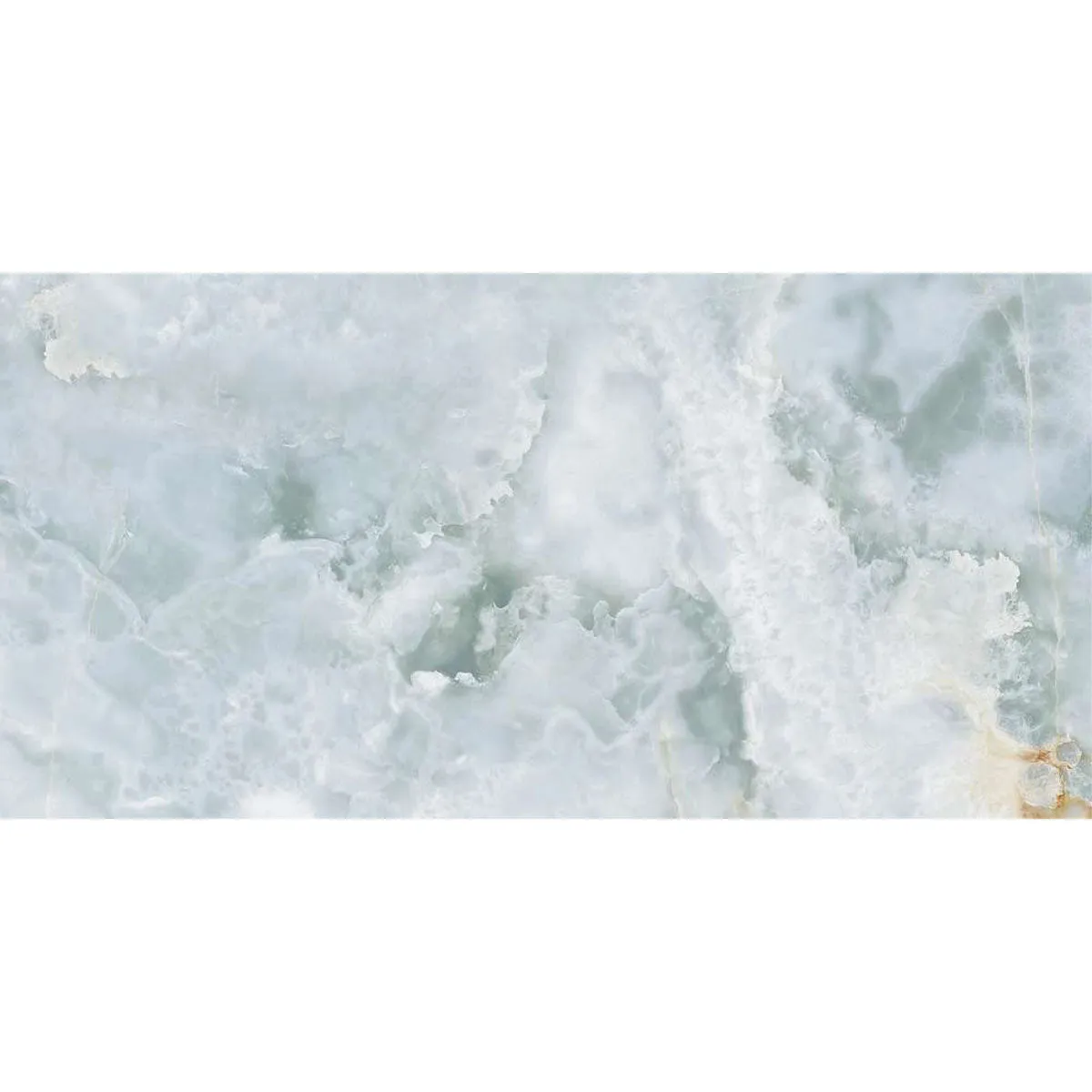 Azzura Blue Onyx Effect Porcelain Tile 60x120cm Satin Matt