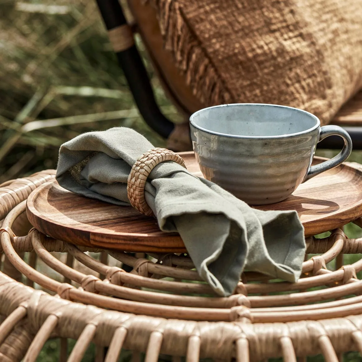 Bamboo Napkin Ring | Set of 4 Zoco Home
