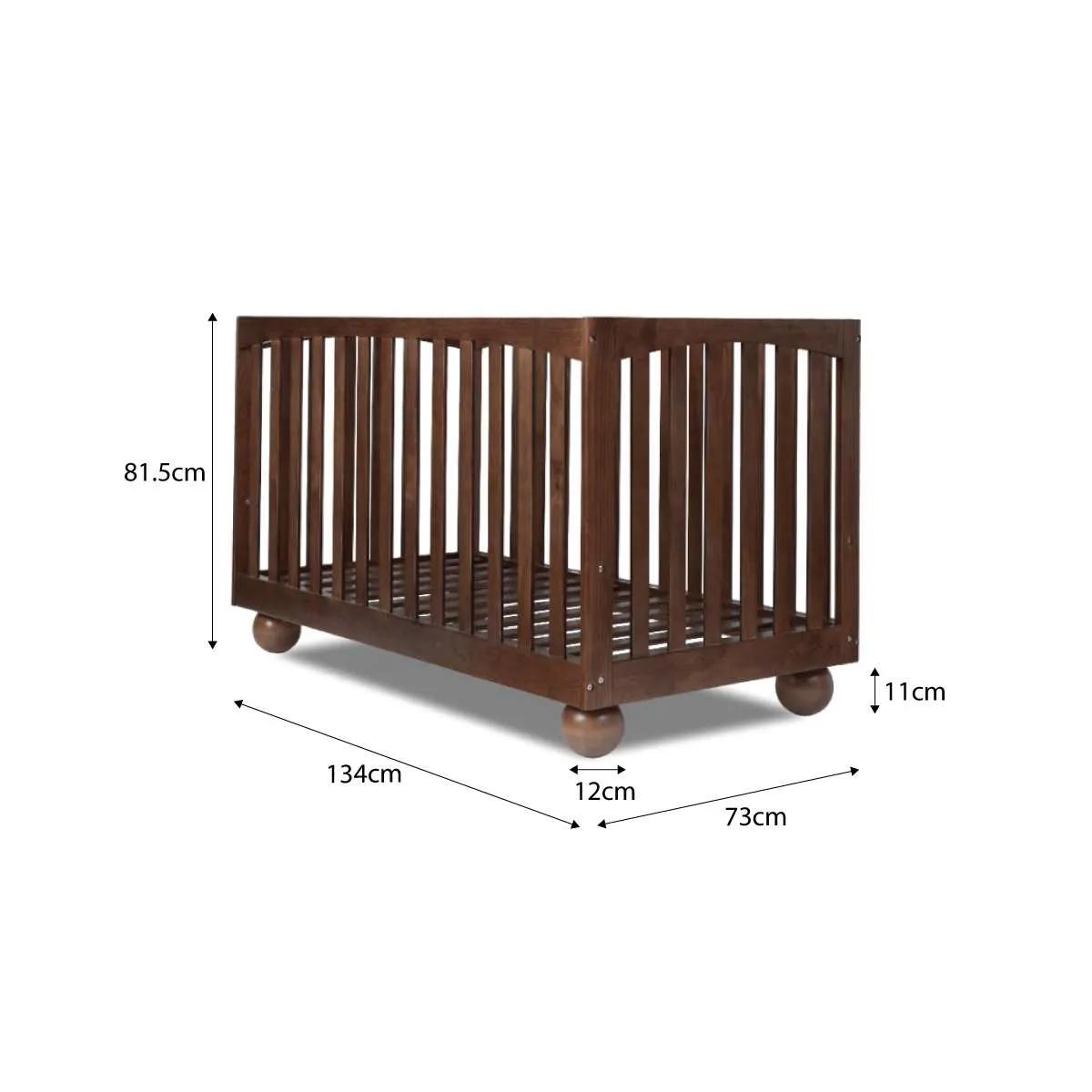 Blake Cot - Almond Mocka
