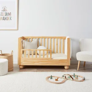 Blake Cot Toddler Bed Half Frame - Natural Mocka