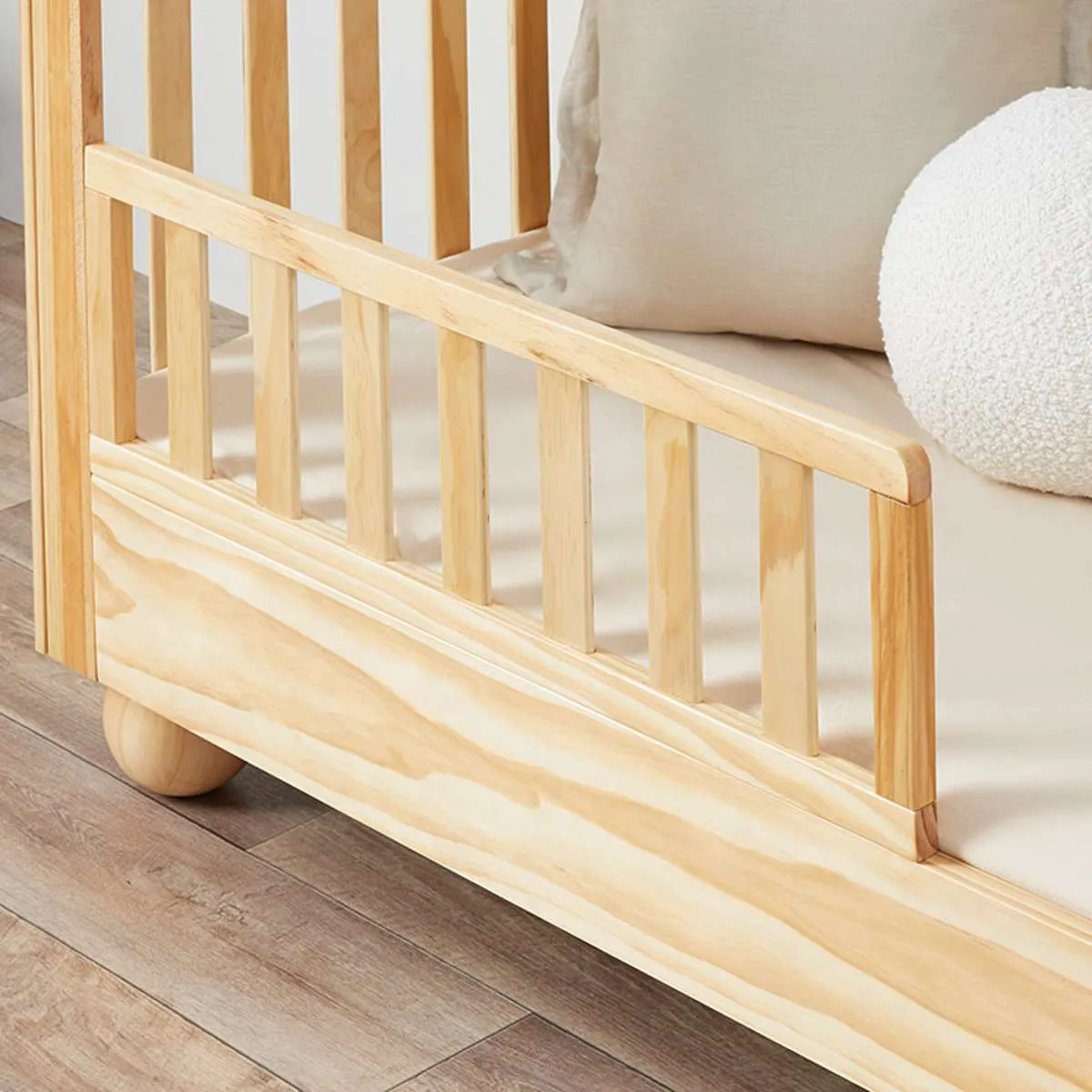 Blake Cot Toddler Bed Half Frame - Natural Mocka