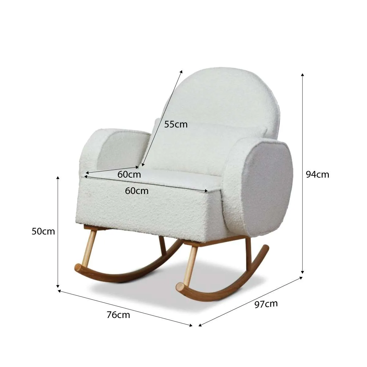Blake Natural Five Piece Nursery Set Mocka