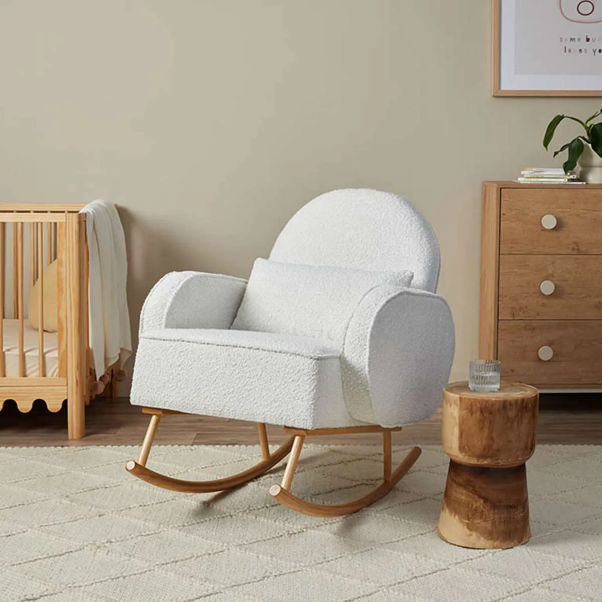 Blake Natural Five Piece Nursery Set Mocka