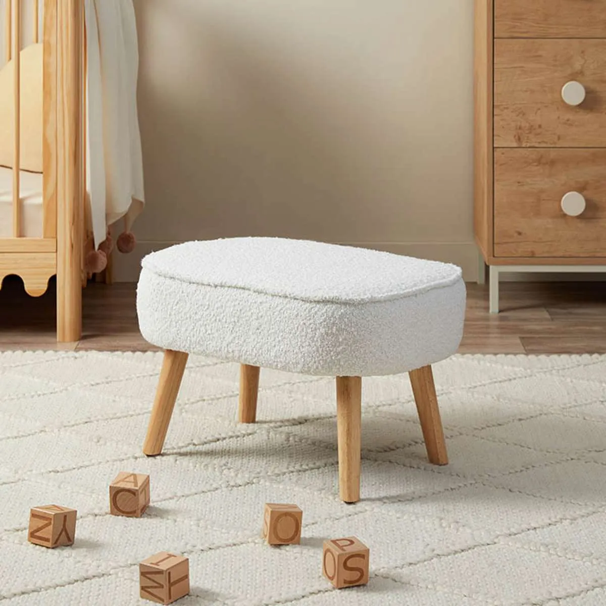 Blake Natural Five Piece Nursery Set Mocka