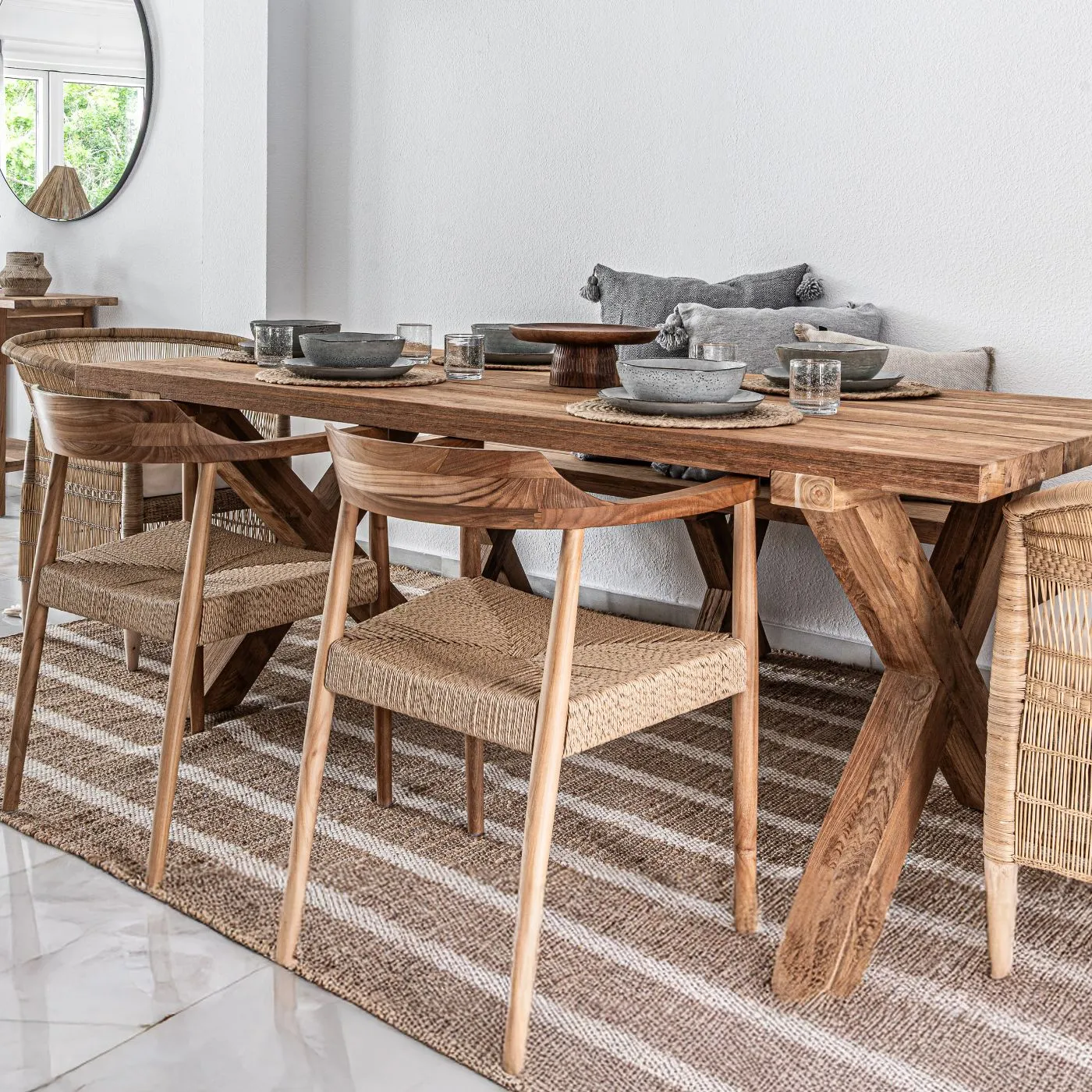 Borneo Outdoor Table | Natural Zoco Home