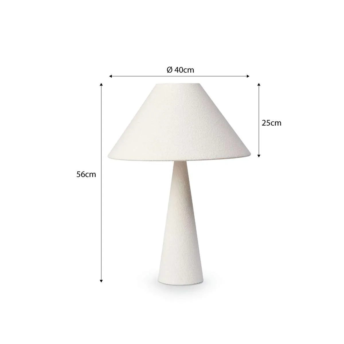 Boucle Table Lamp Mocka