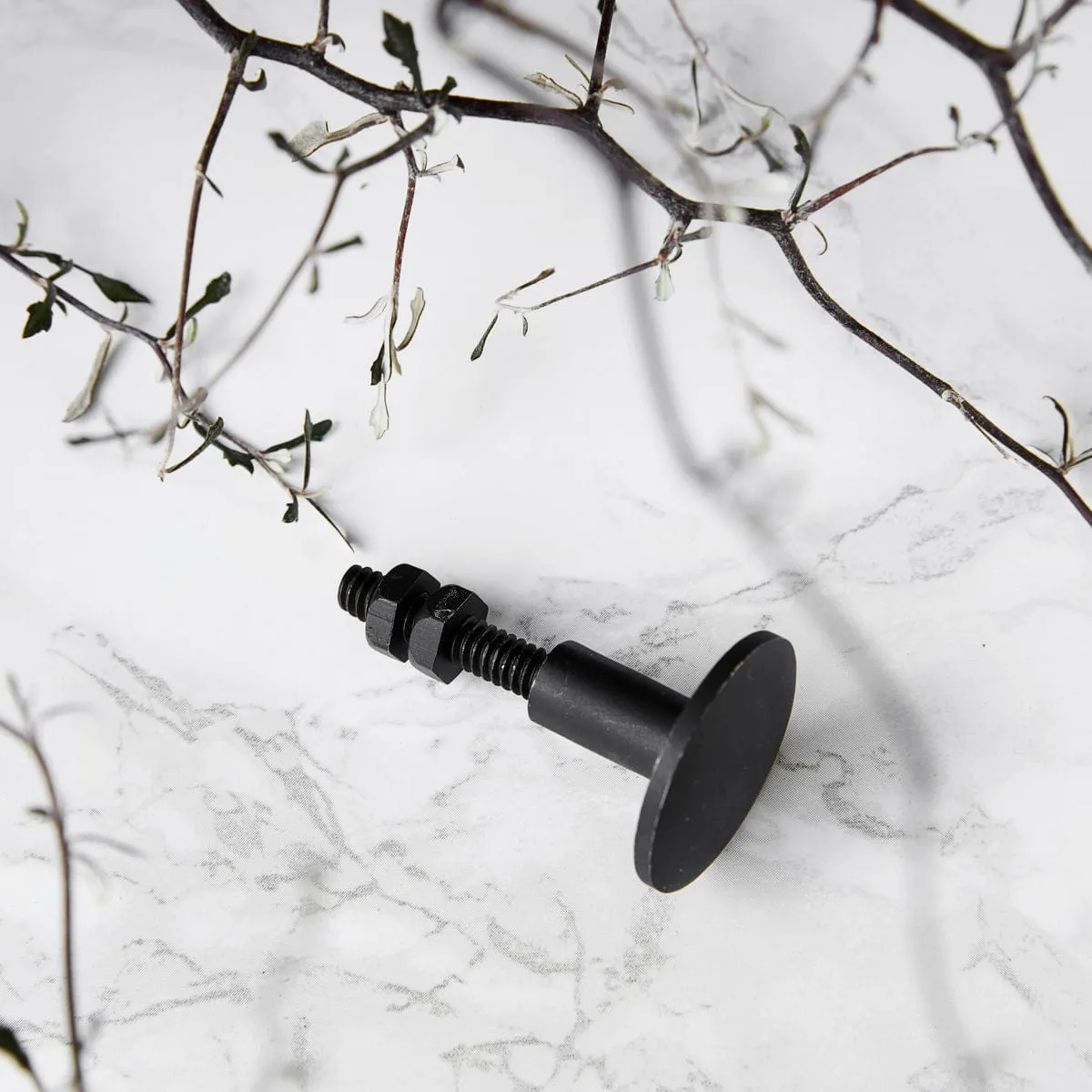 Brass Knob | Set of 2 | Black 3x5cm Zoco Home