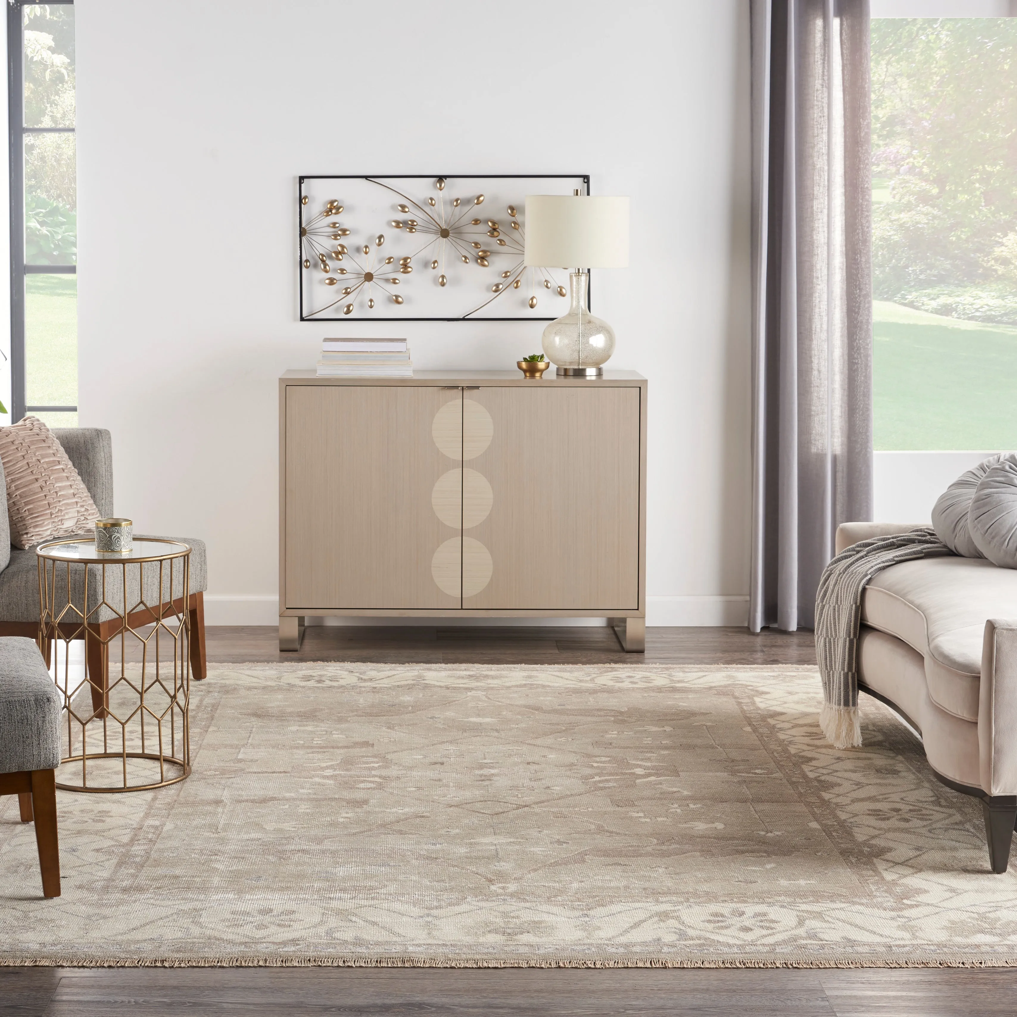 Brown Essentials Traditional Wool Rug