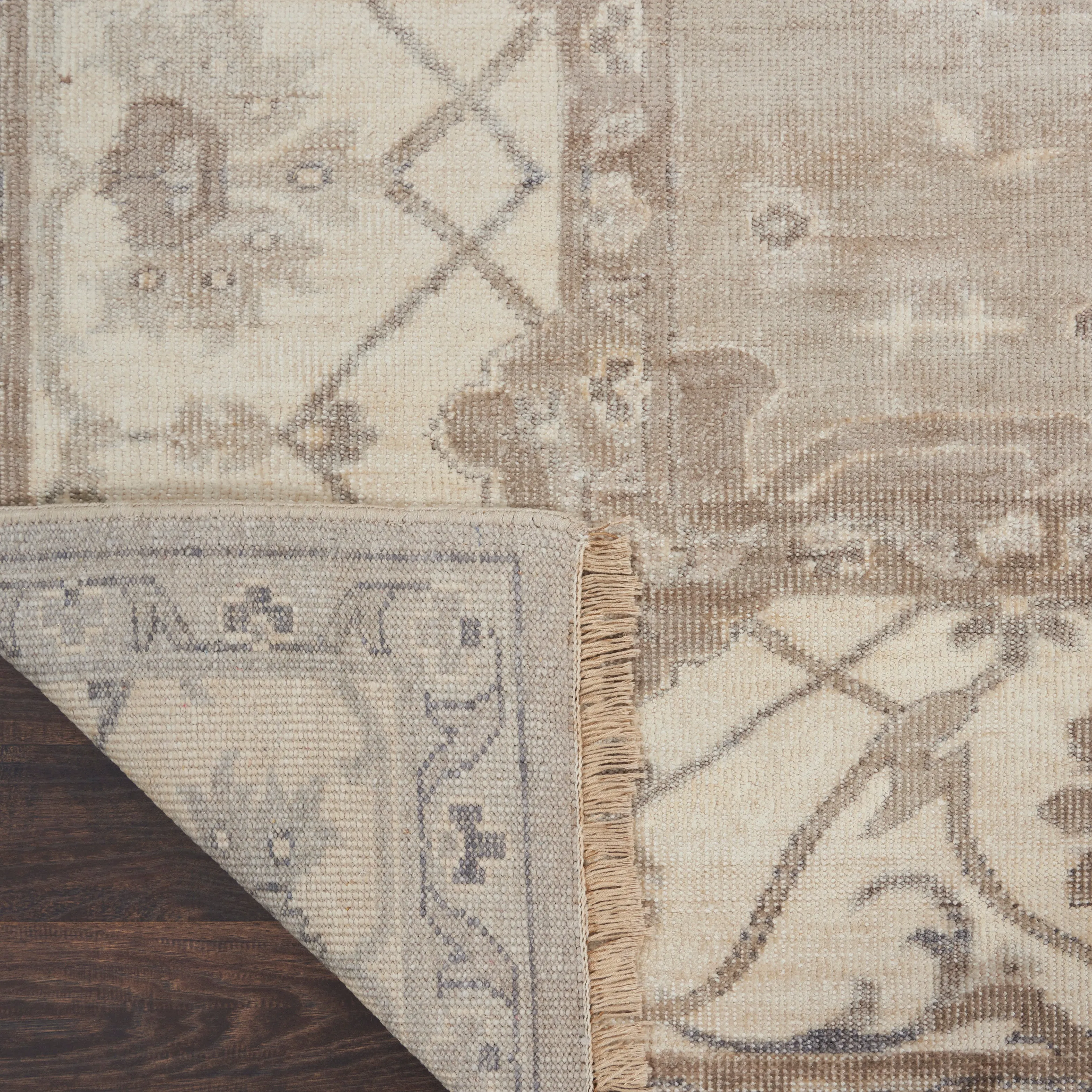 Brown Essentials Traditional Wool Rug