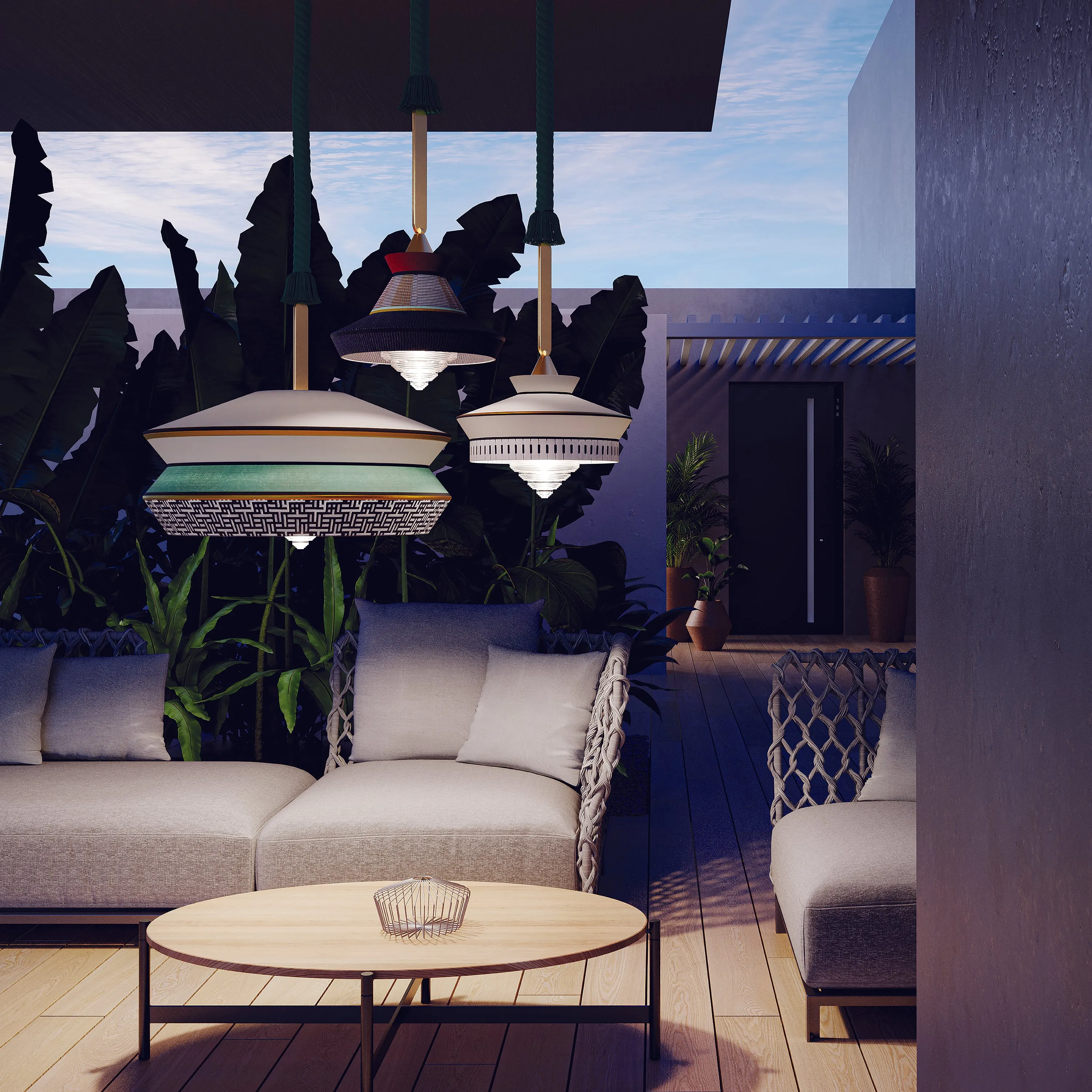 Calypso Antigua Outdoor Pendant Light