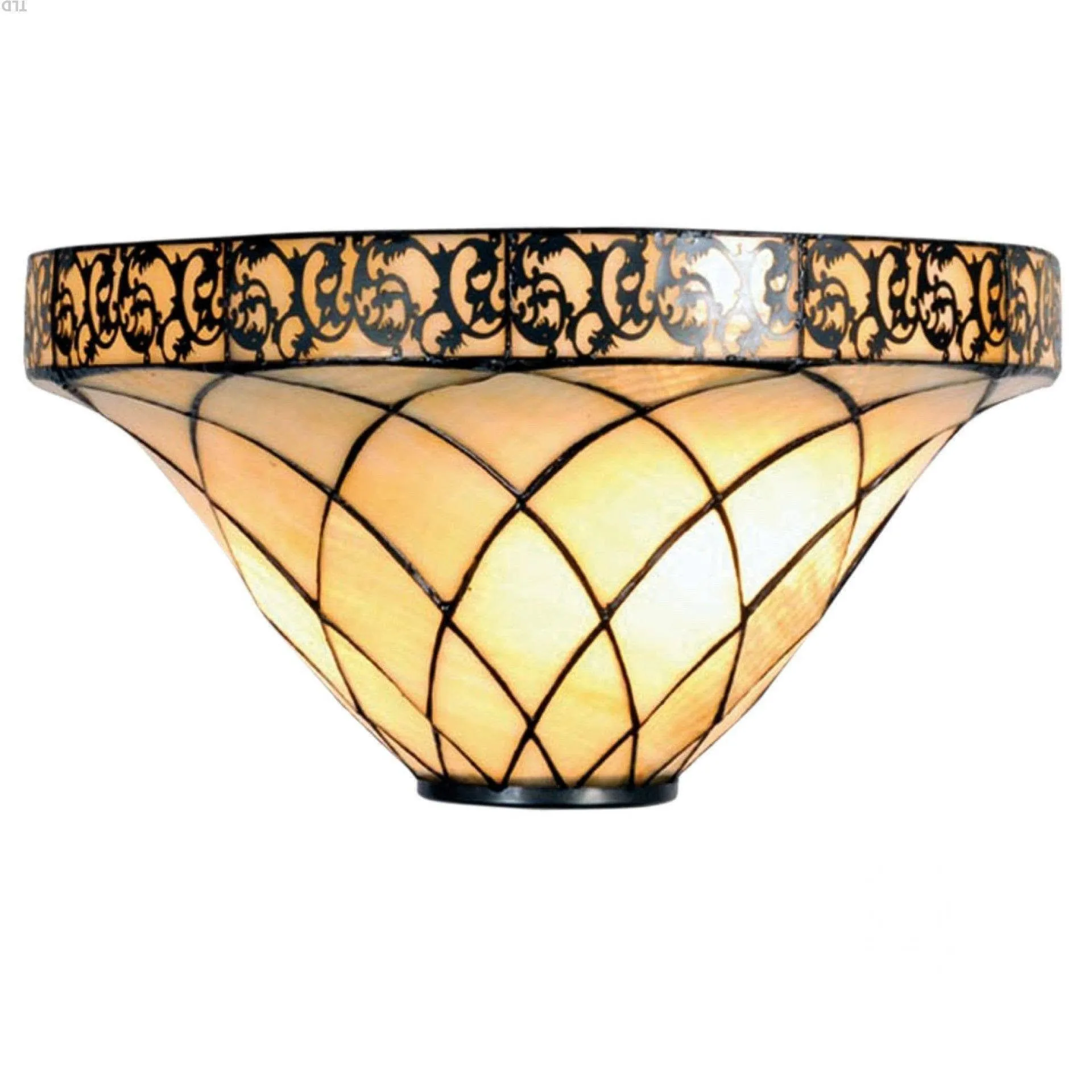 Cambridge Flush Tiffany Ceiling Light