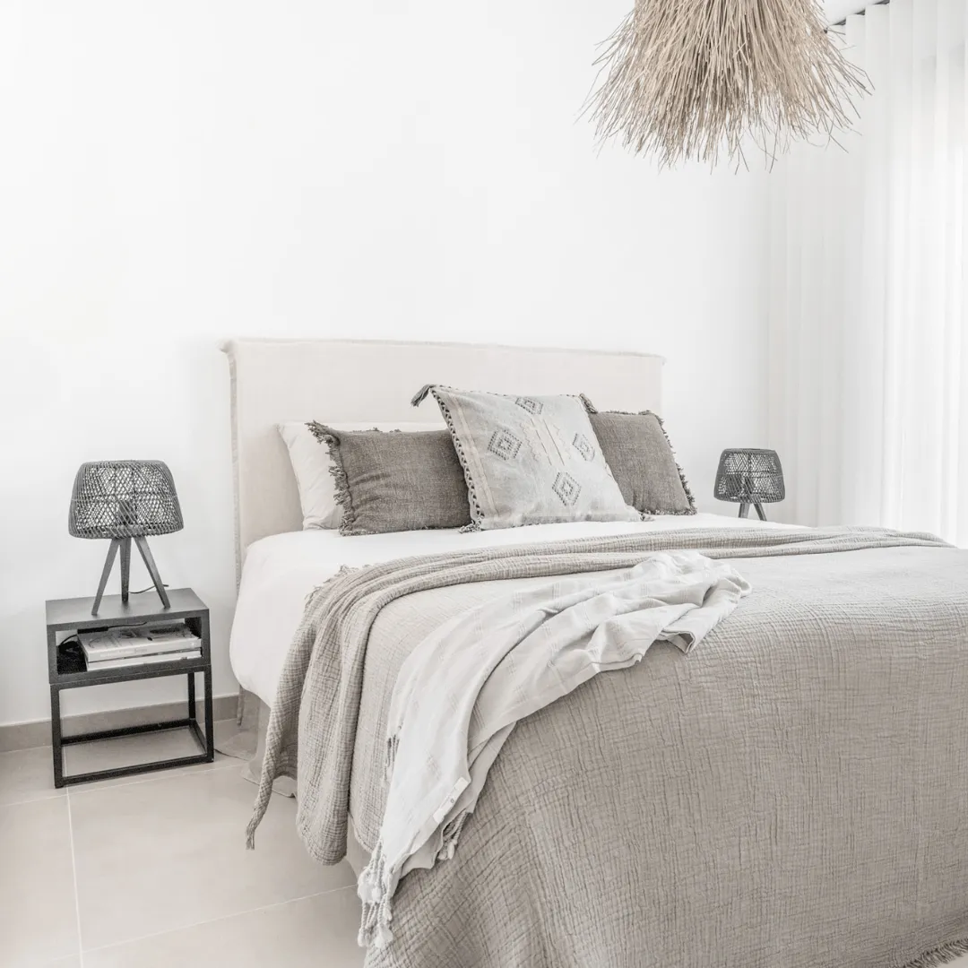 Cane Night Table | Black Zoco Home