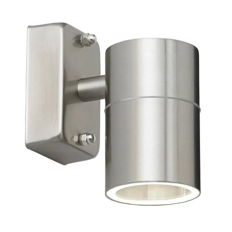 Canon Polished Stainless Steel Outdoor Downlighter Wall Light