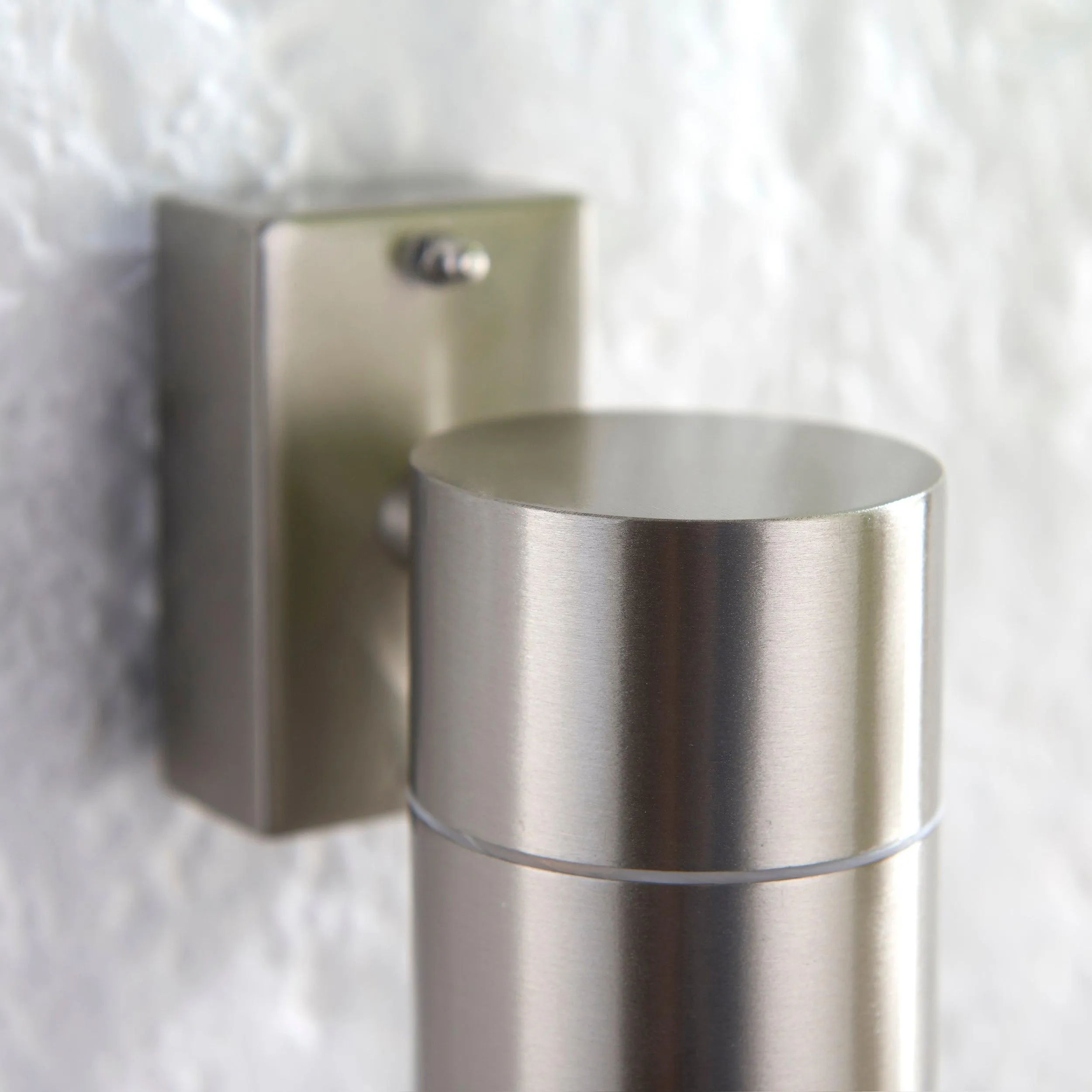 Canon Polished Stainless Steel Outdoor Downlighter Wall Light