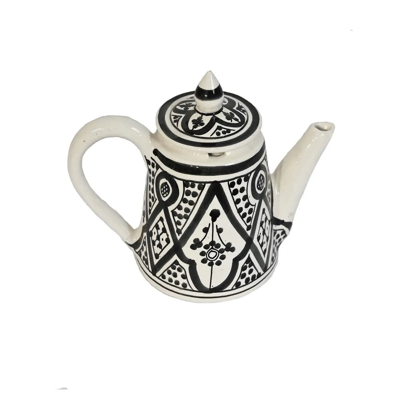 Ceramic Coffee Pot | Black & White Zoco Home