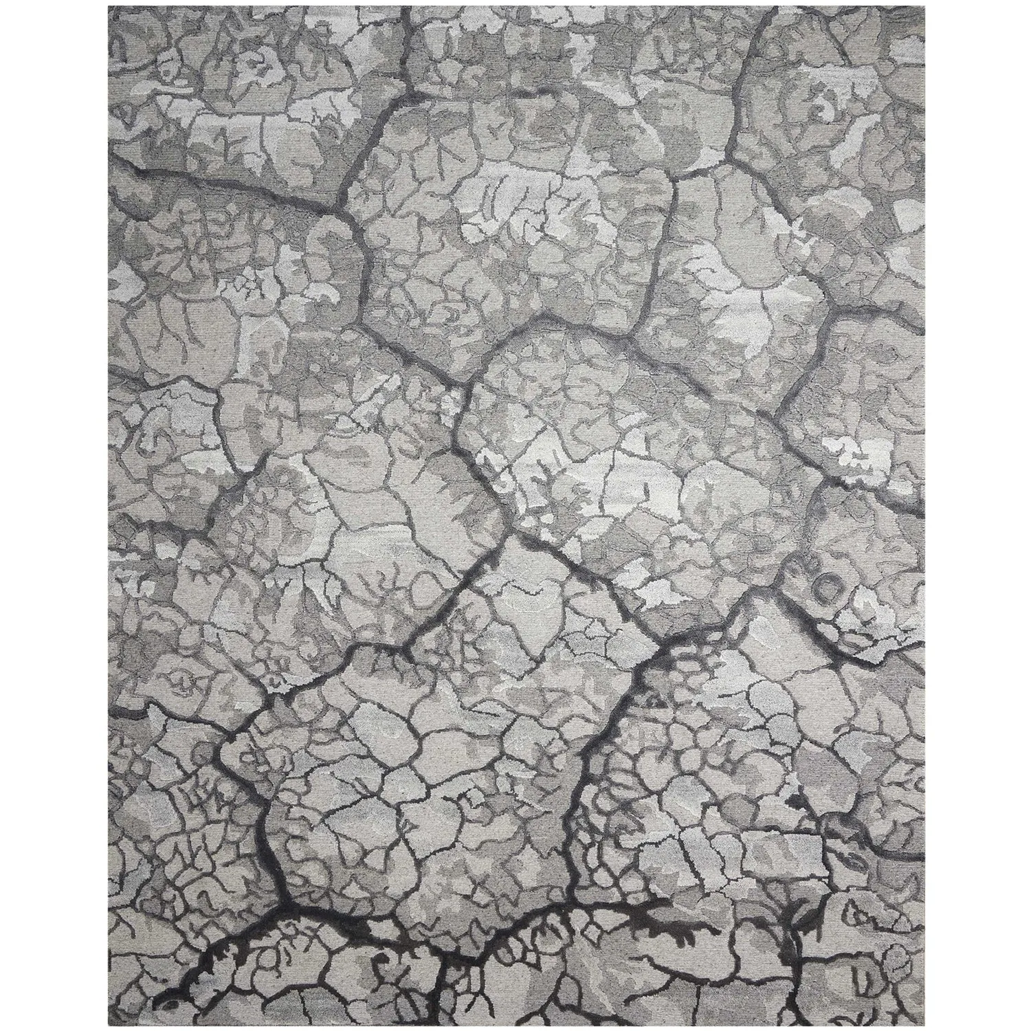 Charcoal Essentials Modern Wool Luxcelle Rug