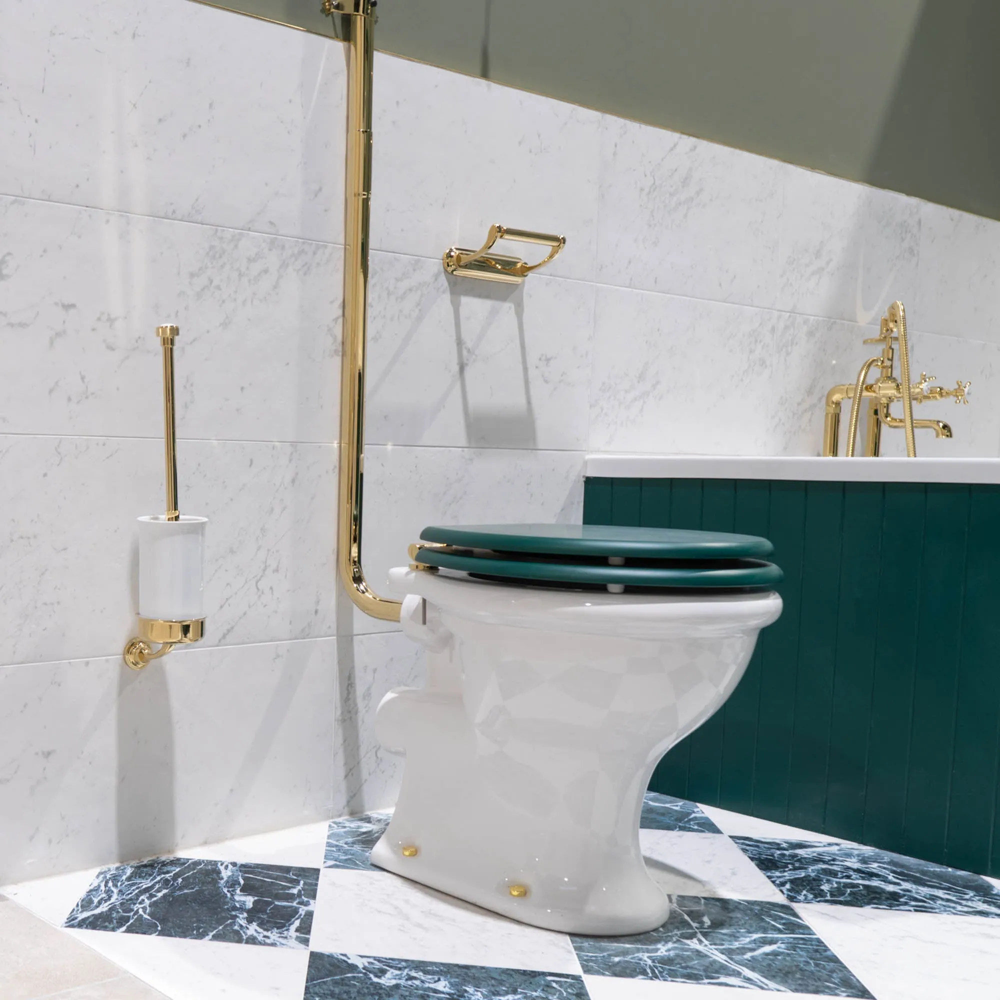 Chester Carrara Marble Effect Porcelain Tile 30x60cm Matt