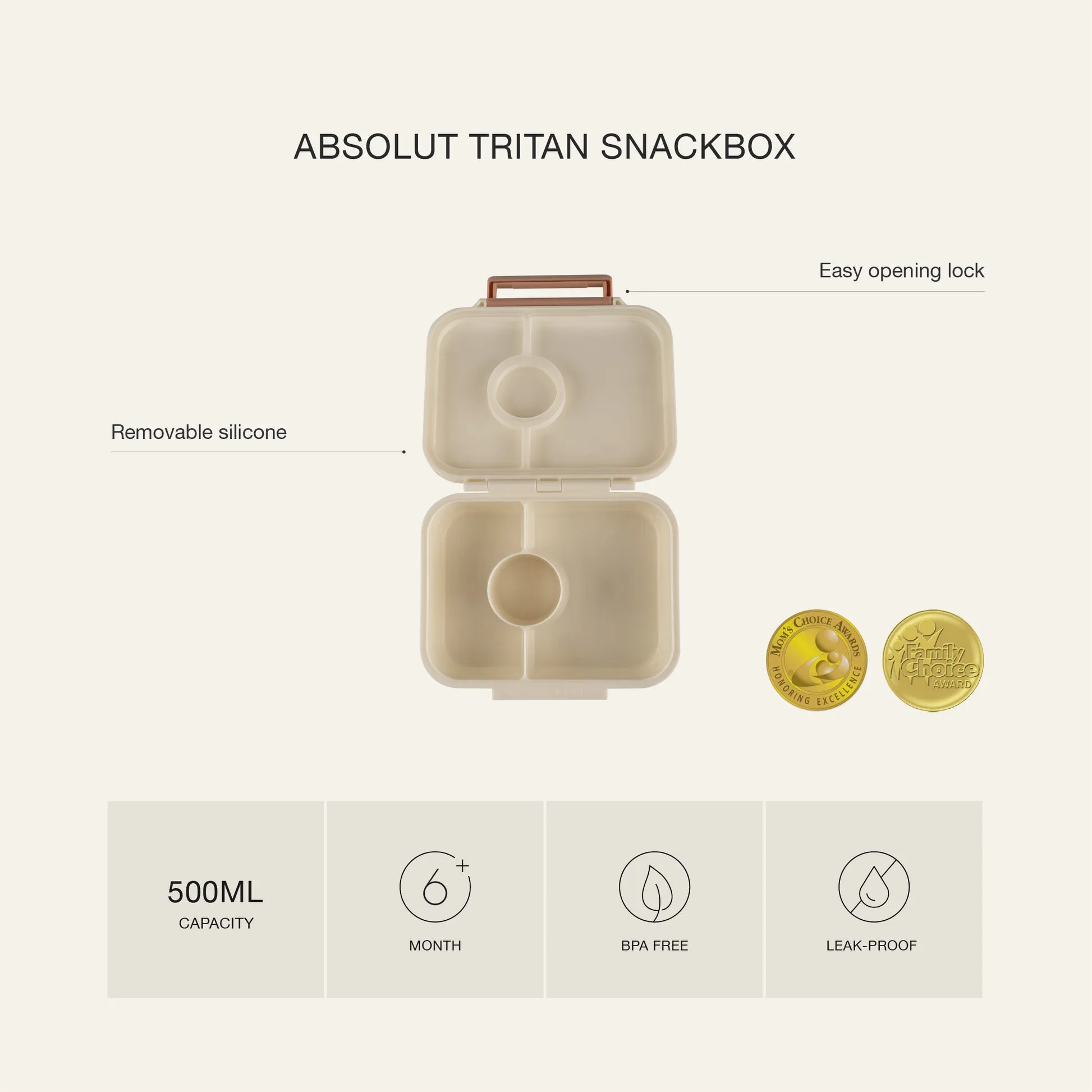 Citron Absolut Tritan Snack Box - Cherry