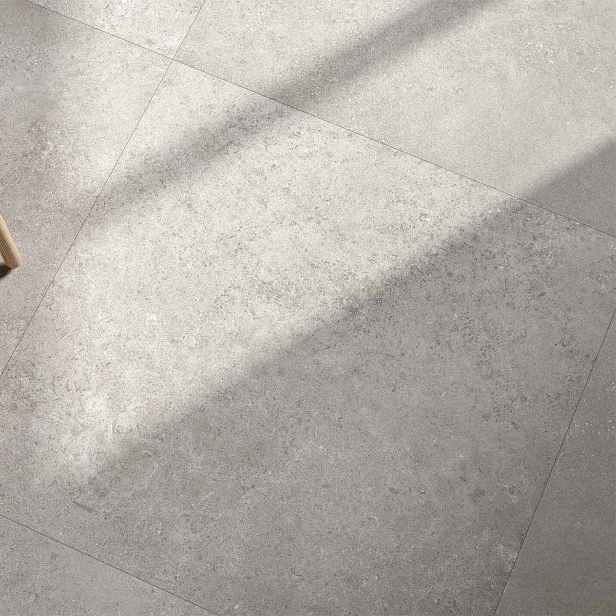 Cluny Silver Stone Effect Porcelain Tile 90x90cm Matt