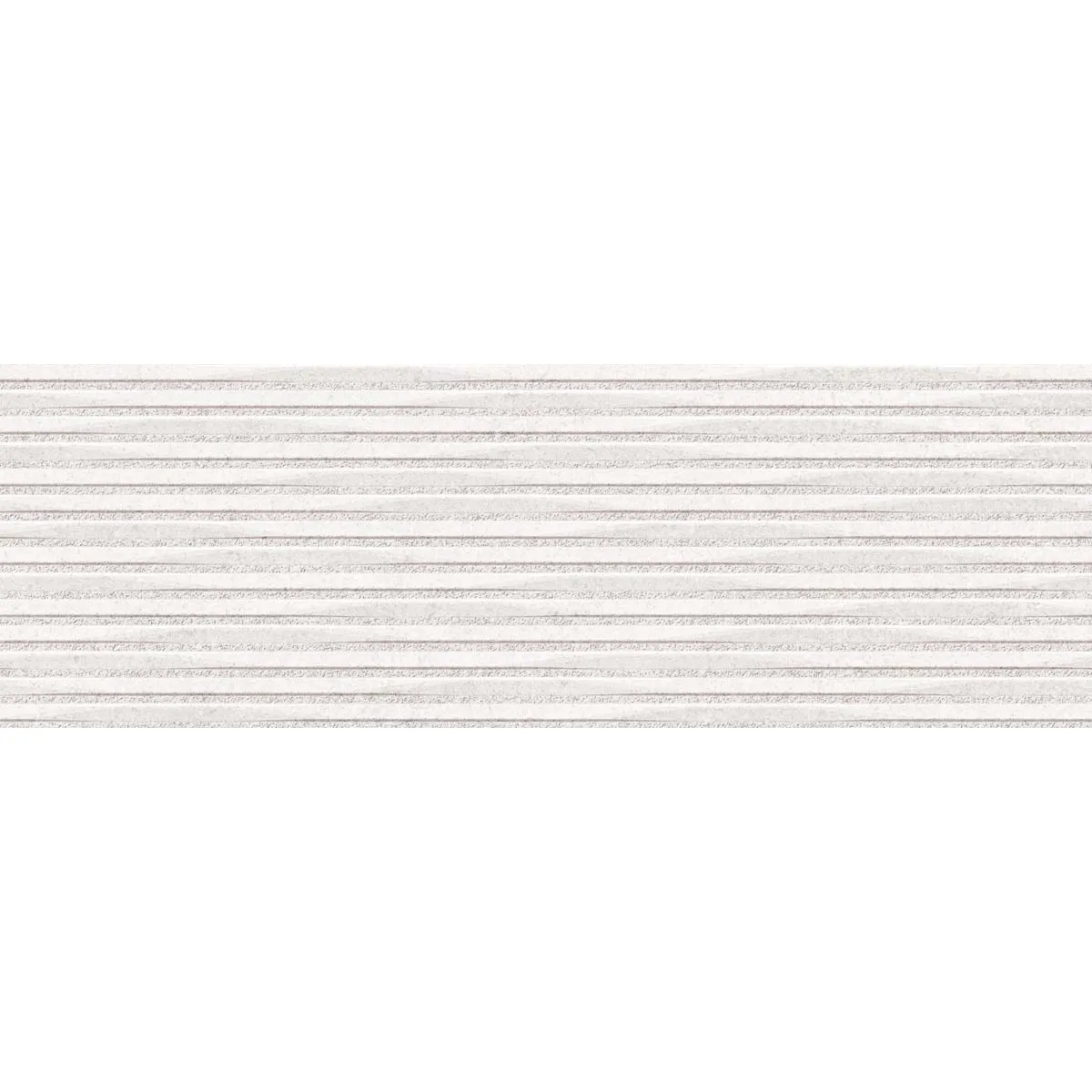 Cluny White Decor Wall Tile 33x100cm Matt