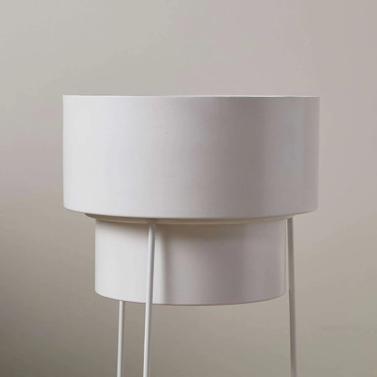 Constance Metal Plant Stand - White - Short Mocka